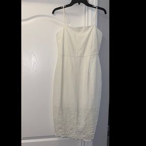 White Mi Ami Summer Dress Size L